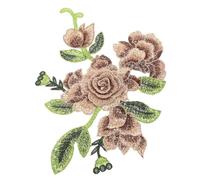 TOPPERFUN Toppe Resistenti e Pratiche Ricamate in Poliestere a Forma di Fiore per Scarpe e Borse, per Decorazioni Fai-da-te e Forniture Artigianali a Casa