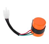 TOPPERFUN Turn Flasher Relay Arancia 3 Pin, Plastico Resistente, Lampeggiatore di Segnale per ATV e Motorcycle con Compatibilità Versatile e Alta Luminosità