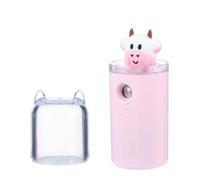 TOPPERFUN Umidificatore Portatile Piccolo Nebulizzatore da Viaggio in Plastica, Serbatoio 30ml, 250 Mah, Rosa, per Idratare la Pelle, Ufficio e Camerino, per Donne e Ragazze