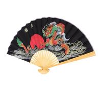 TOPPERFUN Ventaglio Decorativo Cinese Grande 05X09 M da Parete Pieghevole in Stile Orientale per Arredamento Casa Feste e Matrimoni Decorazione da Parete a Ventaglio Resistente e