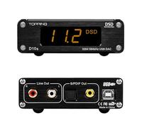 TOPPING D10s USB DAC, XMOS XU208, ES9038Q2M, decoder audio ad alta risoluzione, nero, codice articolo: D10s