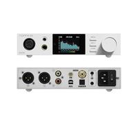 Topping DX5II amplificatore per cuffie DAC completamente simmetrico Dual ES9039Q2M 10 Band PEQ DSD512 Native PCM768kHz 6,35 mm SE 4,4 mm bilanciato 4 pin XLR uscita (bianco)