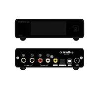 Topping E50 Mini HIFI DAC ES9068AS DSD512 PCM768kHz USB DAC USB/coassiale/Opt Ingressi RCA/TRS Uscite MQA Decoder per Home Theater Nero