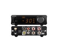 Topping MX3s Amplifier 62W x 2 amplificatore di potenza Uscita subwoofer 700mW x 2 amplificatore per cuffie 24-bit/192kHz AKM USB C DAC Supporto Bluetooth Nero