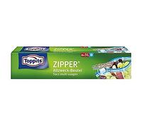 Toppits 2049649 Zipper - Sacchetto Multiuso, 3 L, 8 Pezzi
