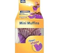 Toppits 212368 Mini Flower Muffin, Carta, Pastello Verde/Blu/Viola, 6 x 6 x 8.5 cm, 45 unità