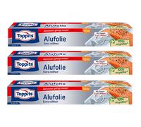 Toppits Alluminio Extra Resistente 3X 10M Con Doppia Forza Al Velo D'Alluminio