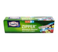 Toppits Sacchetti Universali Con Zip 1L 12 Pezzi Trasparenti