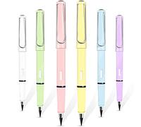 TOPPLAYER 6 matite senza inchiostro eterno, matita infinita, penna senza inchiostro, matita eterna portatile cancellabile riutilizzabile per schizzi tecnici di scrittura disegno (3)
