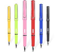TOPPLAYER Matita Eterna, 6PCS Everlasting Pencil, Testina Sostituibile Matita Infinita, Penna Cancellabile Senza Inchiostro, Scrittura illimitata di Tecnologia, Riutilizzabile Idea Regalo per Bambini