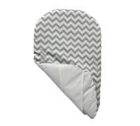 Topponcino Montessori Sfoderabile, Collezione "Pure Colors" con Fodera in Puro Cotone e Poliestere Antibatterico (ZigoZago Grigio)
