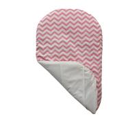 Topponcino Montessori Sfoderabile, Collezione "Pure Colors" con Fodera in Puro Cotone e Poliestere Antibatterico (ZigoZago Rosa)