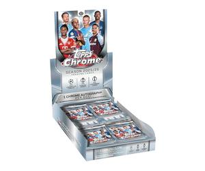 Topps 2025/26 - Scatola cromata, per competizioni UEFA Club