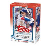 Topps 2025 MLB Update Series Baseball Trading Card Blaster Box (Exclusive Holiday Parallels)