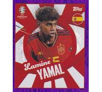 Topps Adesivo Spagna Esp Ptw Lamine Yamal Rookie Watch Viola Parallelo