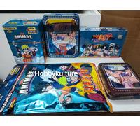 Topps Animax Naruto 2024 NUOVO COMBO PACK STARTER + 2 LATTINE + 12 MULTIPACK ...