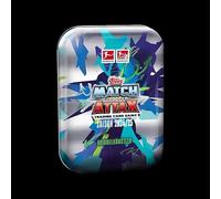 Topps Bundesliga Match Attax 24/25 Mini Tin Artisti Include 42 Carte, tra Cui 3 Biglietti esclusivi Tuttofare, 2 Carte Black & White Pixel Pitch e 2 Carte Limited Edition.
