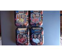 TOPPS CHAMPIONS LEAGUE 2020 2021 MATCH ATTAX LOTTO SET 4 MINI TIN BOX NUOVE