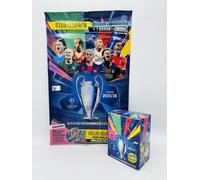 Topps Champions League Figurine 2025 2026 - Starterpack + Scatola da 50 bustine