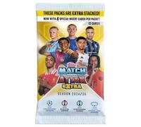 Topps Champions Partita Attax Extra 2025 Card Pacchetti Include 12 Carte Età 12+