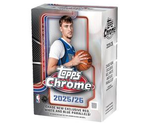Topps Chrome 2025-26 Pallacanestro - Value Box (4 carte per confezione, 7 confezioni per scatola)