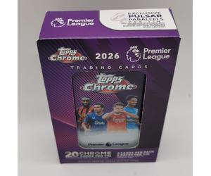 Topps Chrome EPL 2025-26 Tin Box Calcio