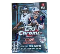 Topps Chrome Football NFL Blaster Box 2025