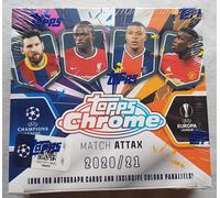 Topps Chrome Match Attax UEFA Champions League Soccer Box Calcio 2020