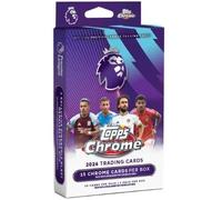 Topps Chrome Premier League 2026 - Confezione da 15 carte da calcio, in confezione originale e BB-Toy-Trades