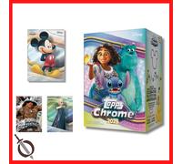 TOPPS DISNEY CHROME 2025 VALUE BOX 7 pack 4 cards carte collezionabili limitate