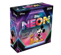 TOPPS DISNEY NEON 2026 mega box 10 pack 5 cards