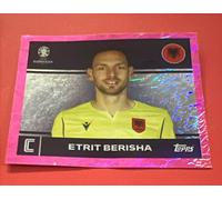 TOPPS EURO 2024 PARALLEL STICKER SWISS ROSA PINK BERISHA ALB2 (B22