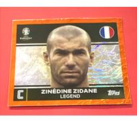 TOPPS EURO 2024 PARALLEL STICKERS PARALLELE SWISS ORANGE ZIDANE FRA2 (B22