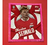 TOPPS EURO 2024 PARALLEL STICKERS PARALLELE SWISS ROSA PINK SEIWALD AUT PTW (B22