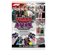 Topps F1 Turbo Attax 2025 Starter Pack | Include 20 carte Turbo Attax | Giochi di Carte Collezionabili