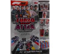 Topps F1 Turbo Attax 2025 Starter Pack | Include 20 carte Turbo Attax | Giochi di Carte Collezionabili