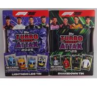 Topps F1 Turbo Attax 2025 Trading Carte Gioco Mega Lattine Inc 6 Ed. Limitata +