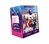 Topps Flagship Premier League 2026/27 Trading Cards - Value Box | La Value Box contiene 60 carte con 4 parallele Base Green Voltage e 2 Insert Mayhem esclusivi per confezione.
