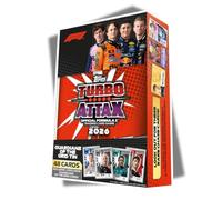 Topps Formula 1 Turbo Attax 2026 - Guardiani della griglia e stato del sole, 48 carte collezionabili + protezione per la spedizione HeartGlobal
