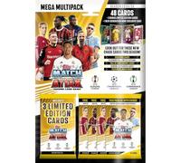 Topps Match Attax 24/25 - Mega Multipack - contiene 48 carte Match Attax, 3 carte LE casuali e una "Generation Now" LE.
