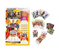Topps Match Attax Extra 2025 Mega Multipack 52 carte, tra cui 3 schede X Factor LE casuali e un'esclusiva scheda Pro View in stile Signature!
