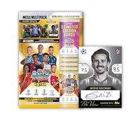 Topps Match Attax Extra 2025 Mega Multipack 52 carte, tra cui 3 schede X Factor LE casuali e un'esclusiva scheda Pro View in stile Signature!