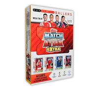 Topps Match Attax Extra 2025 - Mega Tin - 48 carte incluse 4 esclusive LE Cards. Cerca le carte reliquie all'interno delle scatole fortunate!
