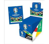 Topps Official 2024 Sticker Collection - Full Box (100 pacchetti). 6 adesivi per confezione (600 adesivi) + protezione per spedizione Heartforcards