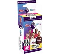 Topps Premier League 2025/26 Eco Pack - 25 Carte (2 Pacchetti Retail + Bonus 5 Carte + 2 Classiche LE Cards) + HeartGlobal Protezione Spedizione