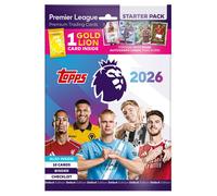 Topps Premier League 2025/26 Starter Pack Includes 10 New Trading Cards, Binde