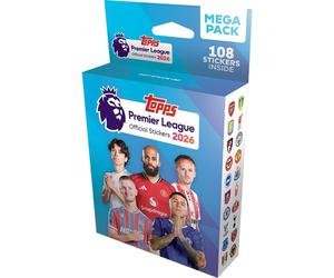 Topps Premier League 2026 Adesivi Mega Pack