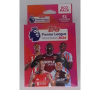 Topps Premier League 2026 Collezione Figurine Ufficiali Eco Pack: 51 Figurine