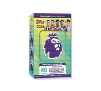 Topps Premier League 2026 - Edizione di debutto - Mega Tin (Globallers). Contiene 40 carte + 3 carte Globallers LE