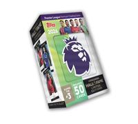 Topps Premier League 2026 - Edizione di debutto - Super Tin #3. Contiene 50 carte più 3 carte Hall of Fame LE.